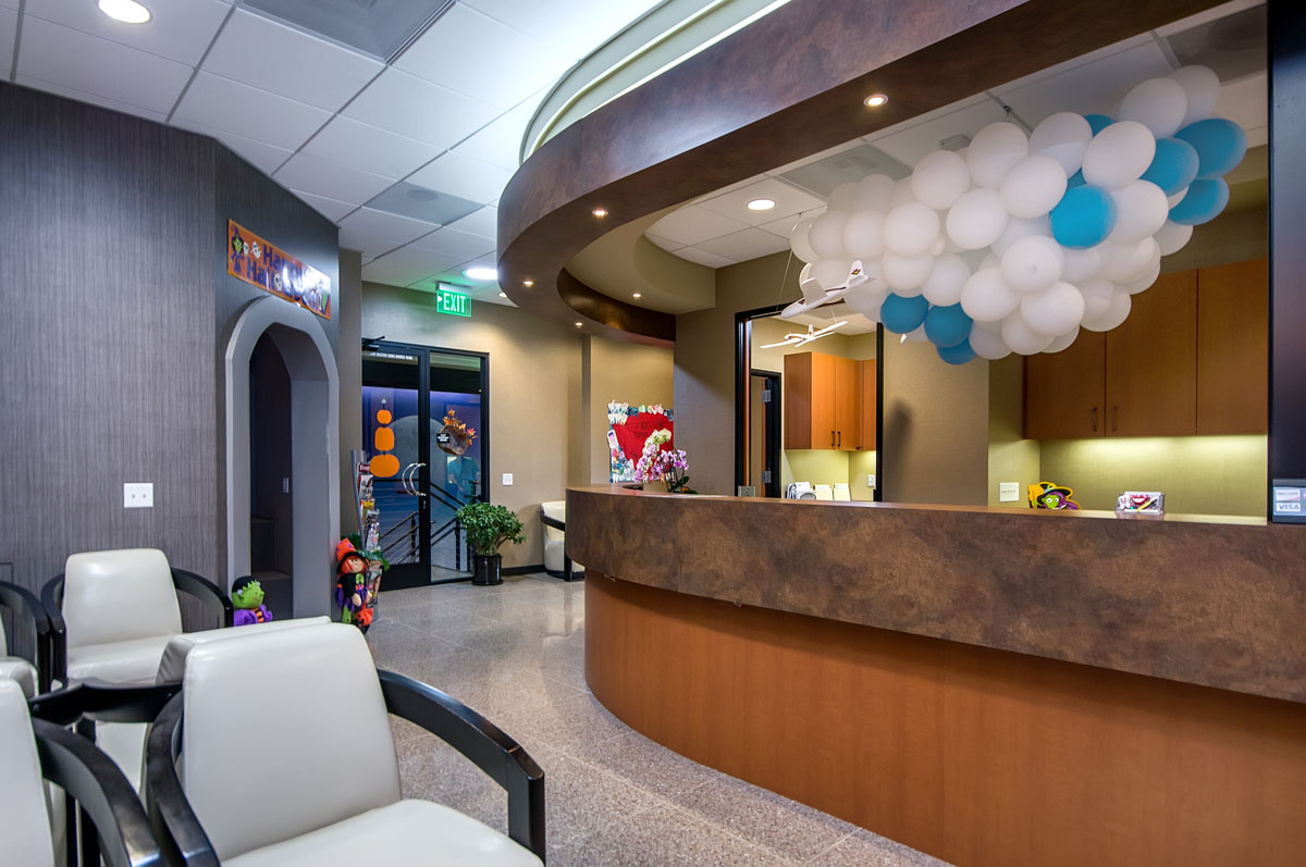 Fun and educational dental office environment for children