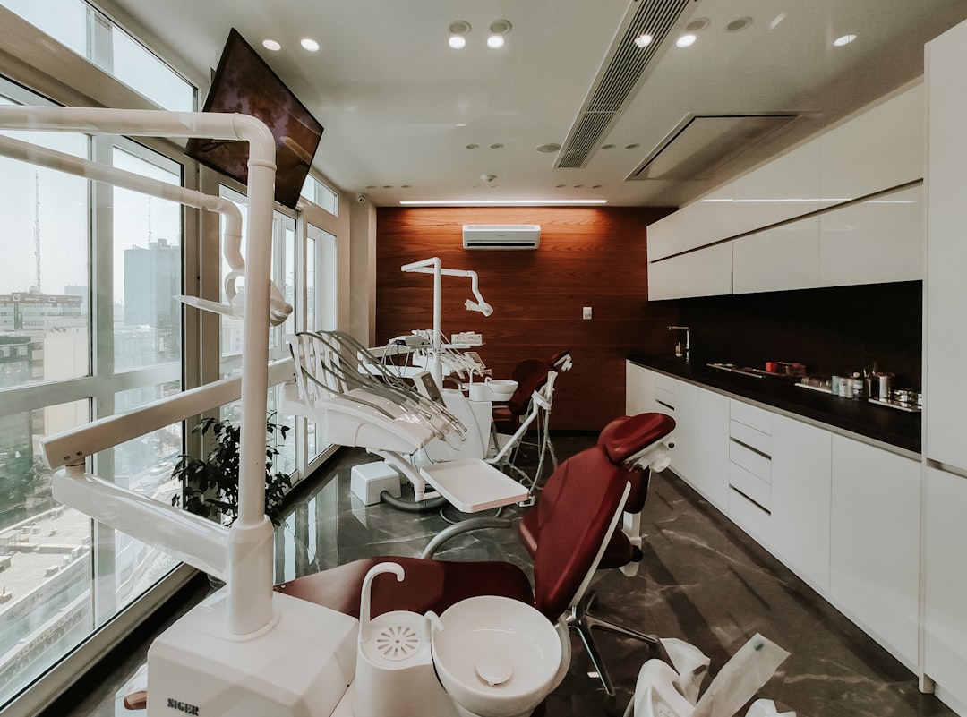 Modern pediatric dental office with advanced laser equipment