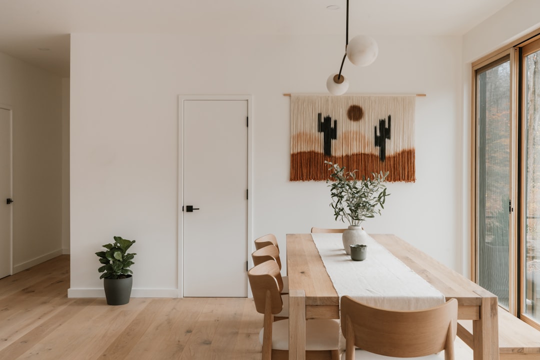 Minimalist modern interior with clean design lines