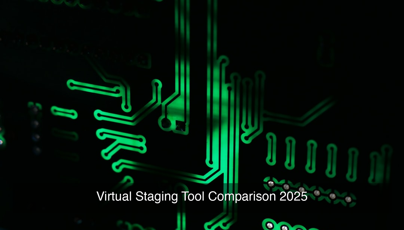 Virtual staging tool comparison 2025